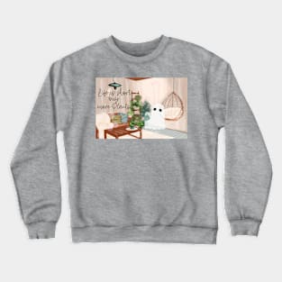 Plant lovin ghost Crewneck Sweatshirt